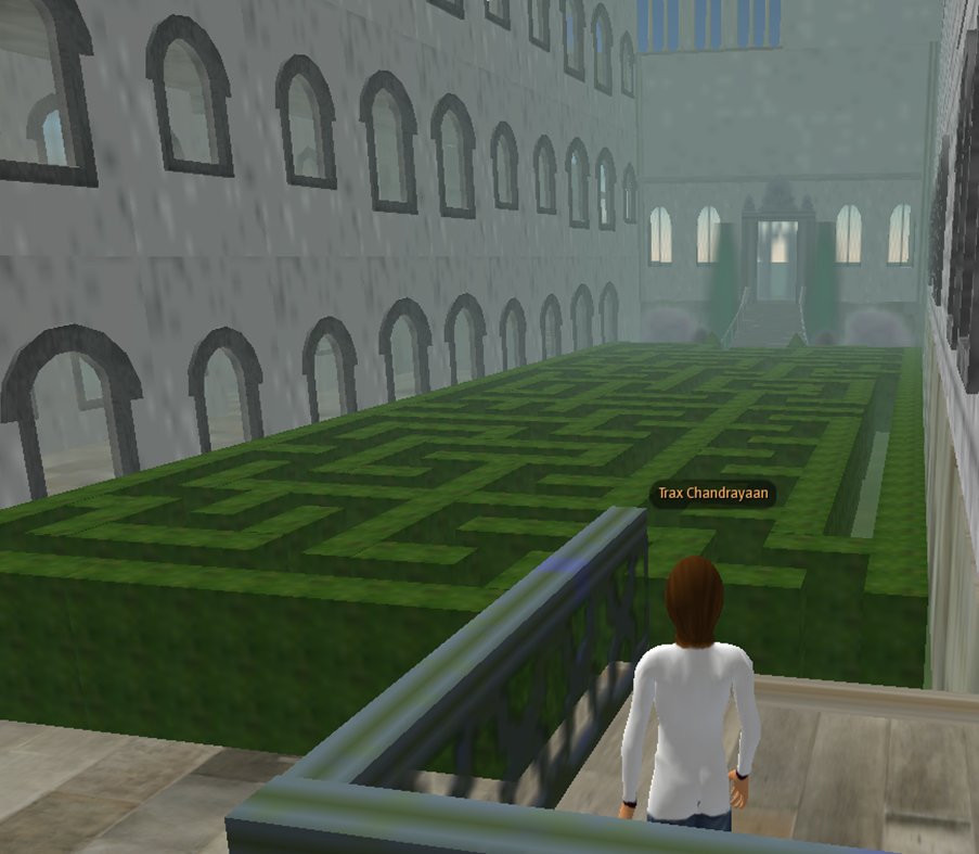 Un labirinto in Second Life