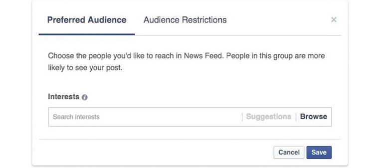 facebook audience optimization preferred audience