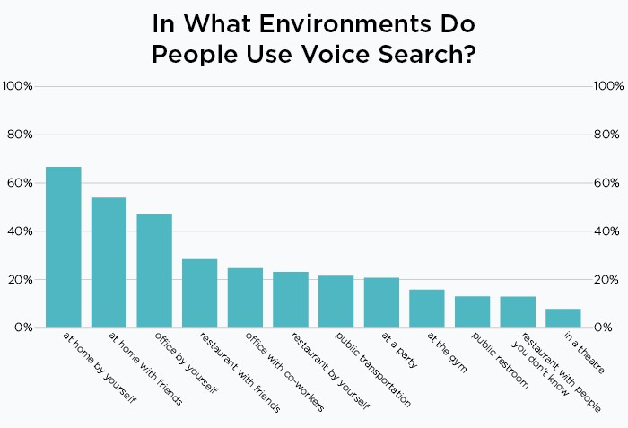 what environment use voice search