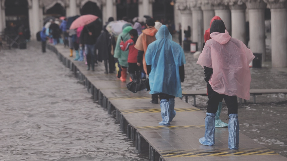 Acqua alta in Venice