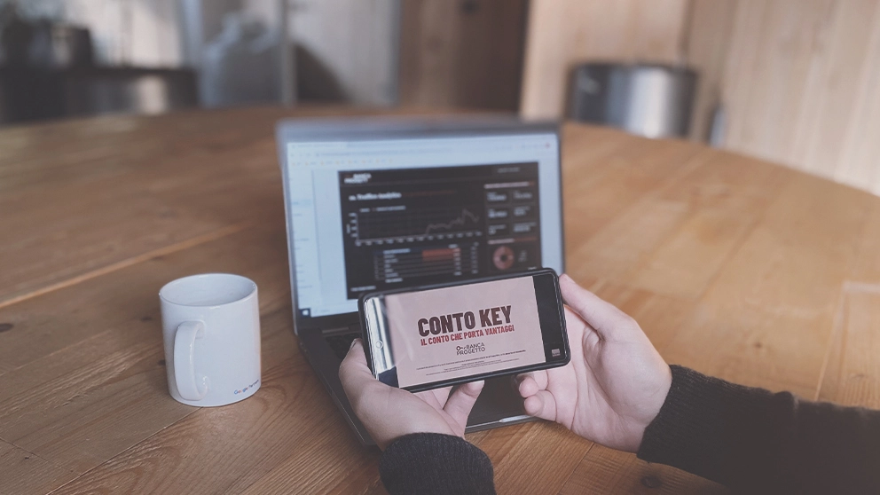 TSW with Banca Progetto: promoting Conto Key on TV, press, digital