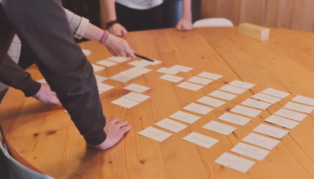 Card sorting