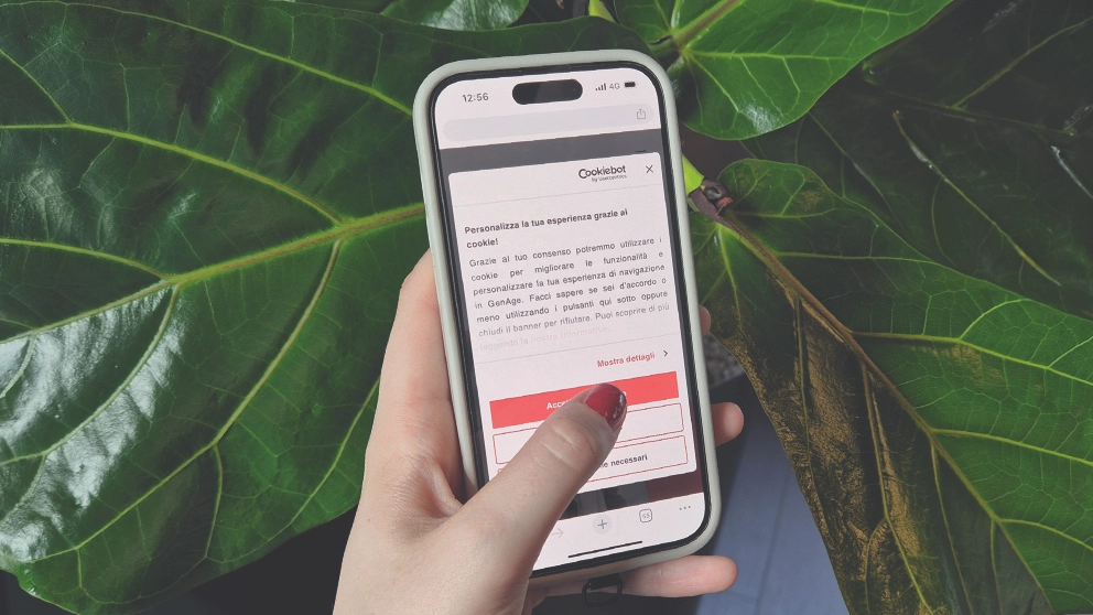 Cookie consent popup, mobile