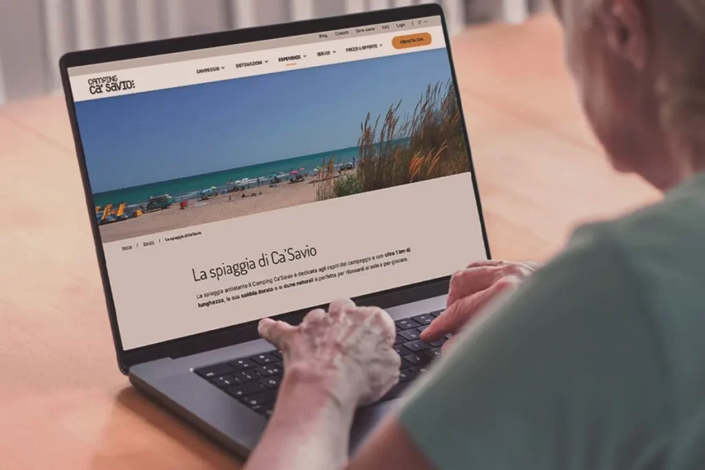 Sito internet di Camping Ca'Savio